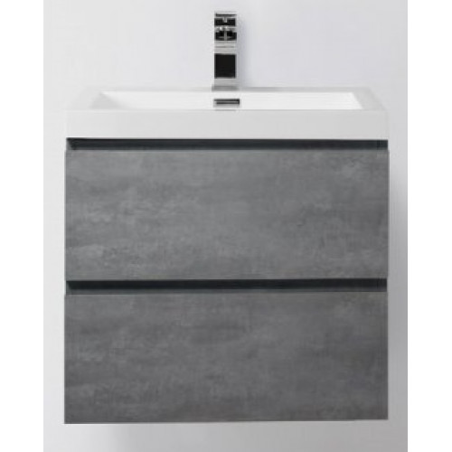 BelBagno Тумба с раковиной LUCE 600 Stucco Cemento