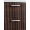 BelBagno Тумба с раковиной Due 50 подвесная Noce ручки Хром полированный