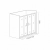 Good Door Душевое ограждение LATTE WTW-TD-170-C-WE