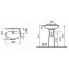 Vitra Раковина "Normus 55" 9600B003-7650