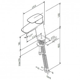 Смеситель для раковины Am.Pm Spirit 2.1 F71A02100 хром