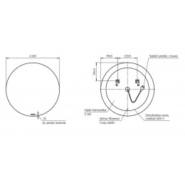 Зеркало ECLIPSE smart 60x60