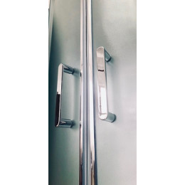Royal Bath Душевой уголок RB 100BK-C-CH 100x100x1980