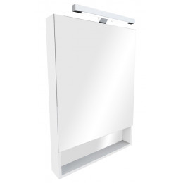 Зеркальный шкаф Roca The Gap 70см, ZRU9302886 белый, с подсветкой