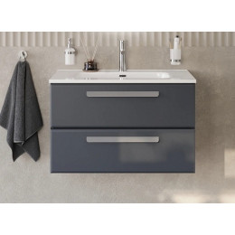 BelBagno Мебель для ванной Eco Cer-N 80 CZR-8095-80 grafito ручки серые