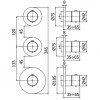 Смеситель с термостатом Paffoni Modular Box MDE018CR 285594 хром