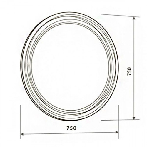 Зеркало 1Marka Belle 75 Light