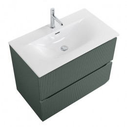 BelBagno Тумба с раковиной Uno 80 подвесная Еловый матовый с раковиной BB-8099-80