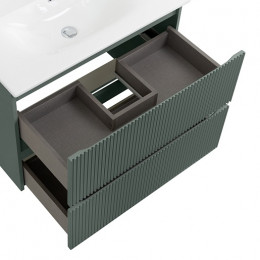 BelBagno Тумба с раковиной Uno 80 подвесная Еловый матовый с раковиной BB-8099-80