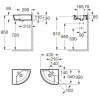 Roca Раковина-мини "Hall" 327622000 R угловая