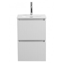 BelBagno Тумба с раковиной Uno mini 40 подвесная Bianco Opaco с раковиной BB-8099-3-40