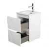 BelBagno Тумба с раковиной Uno mini 40 подвесная Bianco Opaco с раковиной BB-8099-3-40