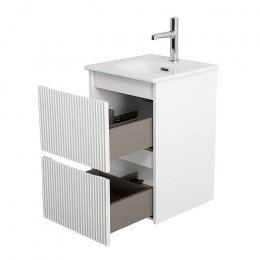 BelBagno Тумба с раковиной Uno mini 40 подвесная Bianco Opaco с раковиной BB-8099-3-40