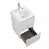 BelBagno Тумба с раковиной Uno mini 40 подвесная Bianco Opaco с раковиной BB-8099-3-40