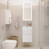 BelBagno Тумба с раковиной Uno mini 40 подвесная Bianco Opaco с раковиной BB-8099-3-40