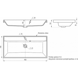 Бриклаер Мебель для ванной Кристалл 90 белая
