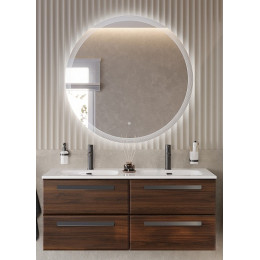 BelBagno Мебель для ванной Eco Cer-N 120 с 4 ящиками орех шоколад софт CZR-8095-120-2 ручки матовые чёрные