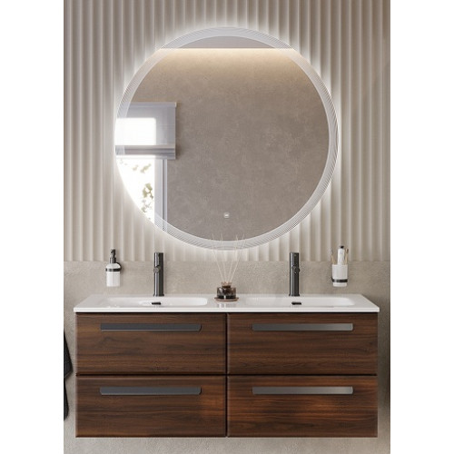 BelBagno Мебель для ванной Eco Cer-N 120 с 4 ящиками орех шоколад софт CZR-8095-120-2 ручки матовые чёрные