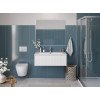 BelBagno Тумба с раковиной Uno 100 с 1 ящиком подвесная Bianco Opaco с раковиной BB-8099-100