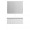 BelBagno Тумба с раковиной Uno 100 с 1 ящиком подвесная Bianco Opaco с раковиной BB-8099-100