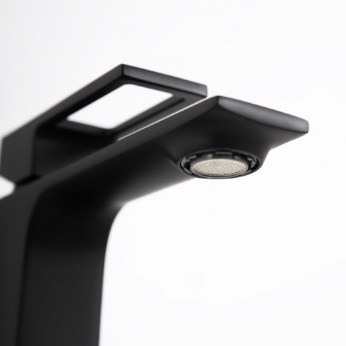 Смеситель для раковины BelBagno Luce LUC-LVM-NERO черный матовый