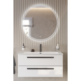 BelBagno Мебель для ванной Eco Cer-N 100 CZR-8073-100 bianco opaco ручки чёрные