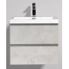 BelBagno Тумба с раковиной LUCE 600 Stucco Cemento Leggero