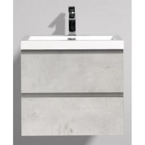 BelBagno Тумба с раковиной LUCE 600 Stucco Cemento Leggero
