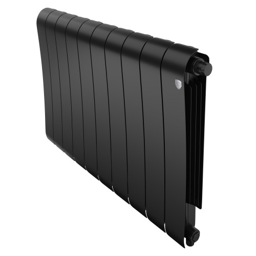 Радиатор биметаллический Royal Thermo Infinity 500 Noir Sable VR80 10 секций, нижнее подключение