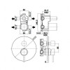 Смеситель для душа Paffoni Light LIG018NKN 266779 чёрный никель