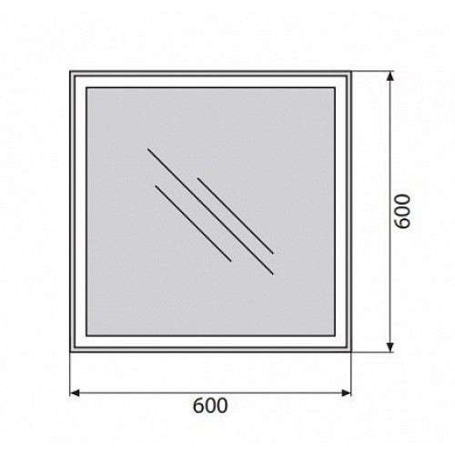 BelBagno Зеркало SPC-GRT-600-600-LED-TCH