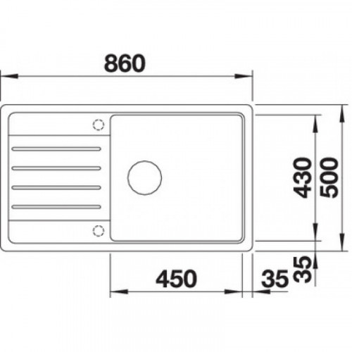 Кухонная мойка Blanco Legra XL 6 S, кофе