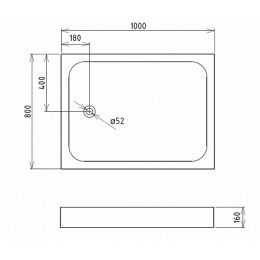 Gemy Поддон для душа ST15T