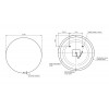 Зеркало ECLIPSE smart 100x100