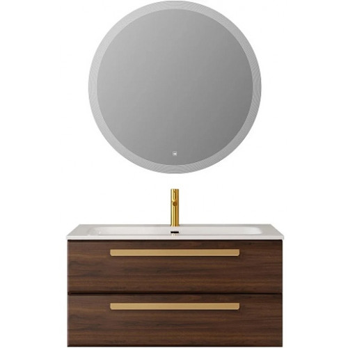 BelBagno Мебель для ванной Eco Cer-N 100 CZR-8073-100 орех шоколад софт ручки сатиновое золото
