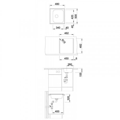 Мойка Blanco Livit 45 514785