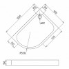 Gemy Поддон для душа ST19 R