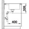 Мойка кухонная Blanco Dalago 45-F 525870 черный