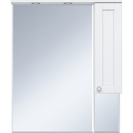 Misty Мебель для ванной Латте 85 R 2 ящика белая
