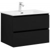 Aquanet Мебель для ванной Вега 2.0 70 Flat подвесная черная матовая