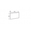 Зеркало 130 см Roca Prisma LED 812277000
