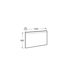 Зеркало 130 см Roca Prisma LED 812277000