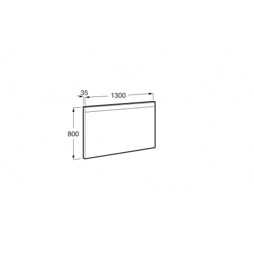 Зеркало 130 см Roca Prisma LED 812277000