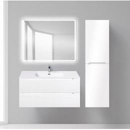 BelBagno Пенал для ванной ETNA 1500 Bianco Lucido L