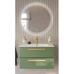 BelBagno Мебель для ванной Eco Cer-N 80 CZR-8095-80 фисташковый софт ручки сатиновое золото