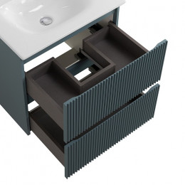 BelBagno Тумба с раковиной Uno 70 подвесная Голубой матовый с раковиной BB-8099-70