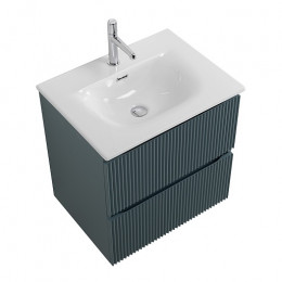 BelBagno Тумба с раковиной Uno 70 подвесная Голубой матовый с раковиной BB-8099-70