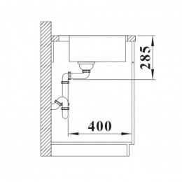 Мойка кухонная Blanco Solis 500-IF/A 526124 хром