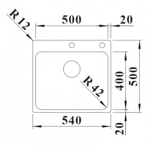 Мойка кухонная Blanco Solis 500-IF/A 526124 хром
