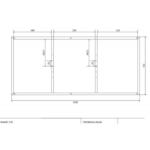 Рама для ванны SMART 170